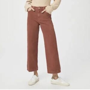 PAIGE Vintage Clay Sunset cropped